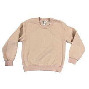 H&M Women’s Sweatshirt Sand Color Size Small